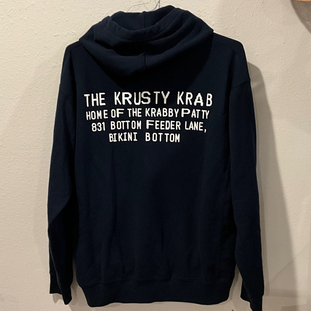 Uniqlo Black Hoodie with Burger Graphic - Picture 6 of 9